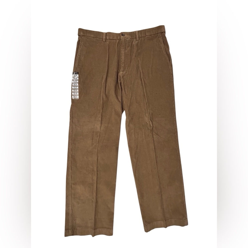 Haggar Men's Corduroy Pants in Brown Cotton NWT 38/30 Casual‎ Dress Grandpacore